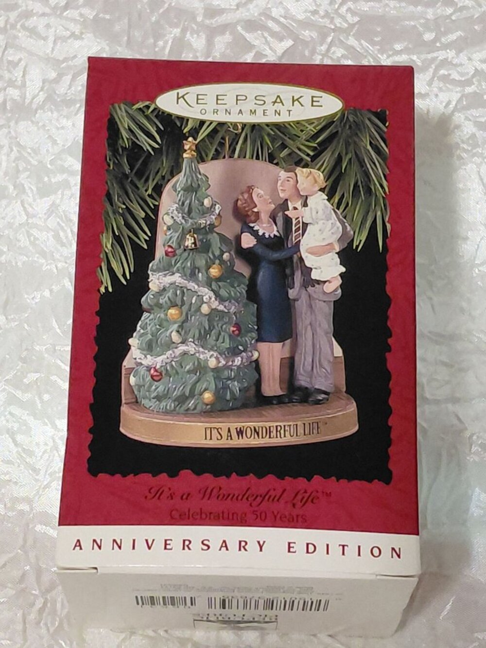 Hallmark Keepsake Ornament Its A Wonderful Life 50th Anniversary Edition NIB